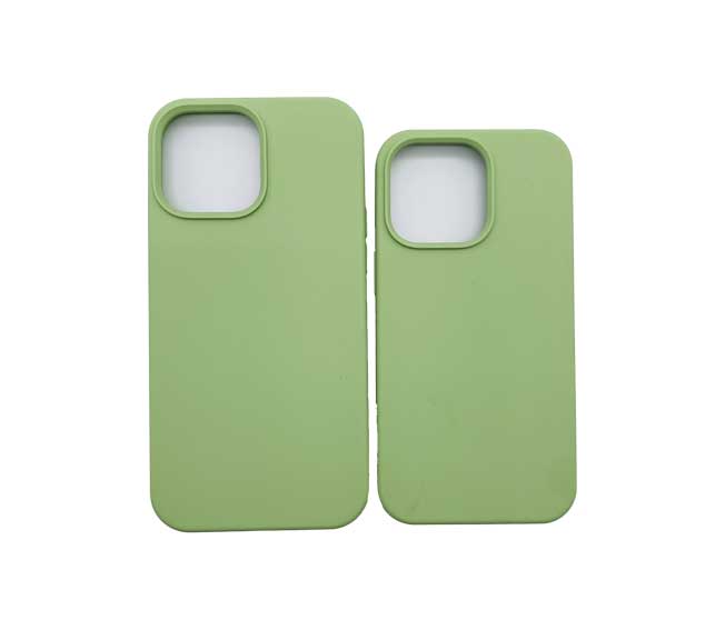 硅胶制品抹茶绿手机保护套生产加工